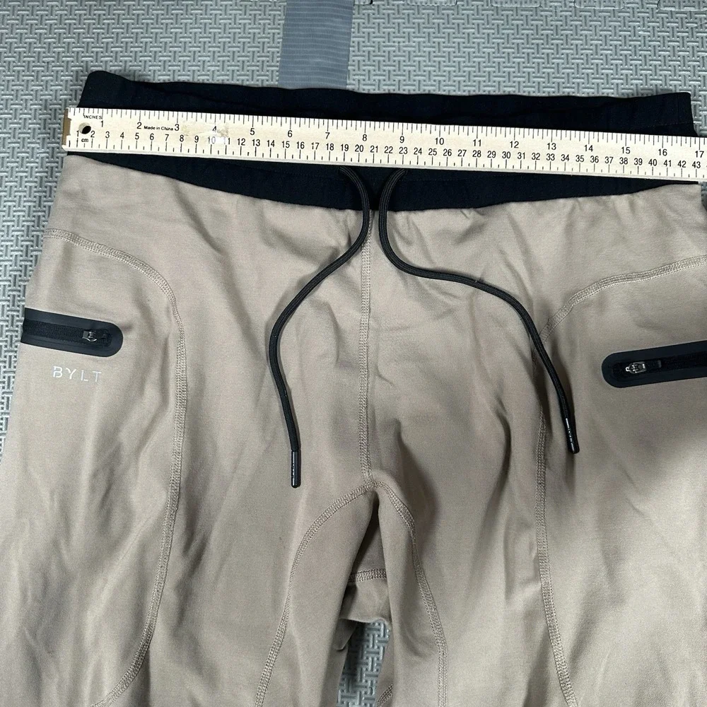 Bylt Jogger Mens XL Brown Tapered Premium Knit Gym Running Hiking Sweat Pants